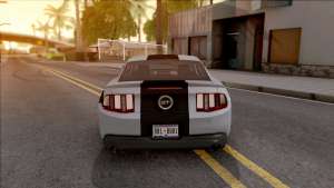 Ford Mustang GT 2010 SVT Rims для GTA San Andreas - вид сзади