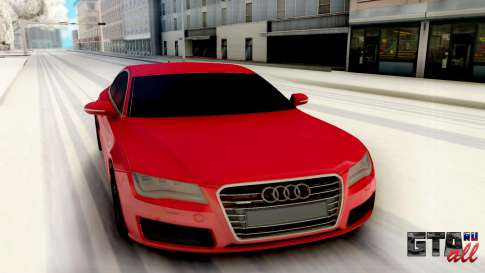 Audi A7 для GTA San Andreas - вид спереди