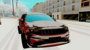 Jeep Cherokee SRT для GTA San Andreas - вид спереди