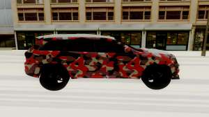 Jeep Cherokee SRT для GTA San Andreas - вид сбоку