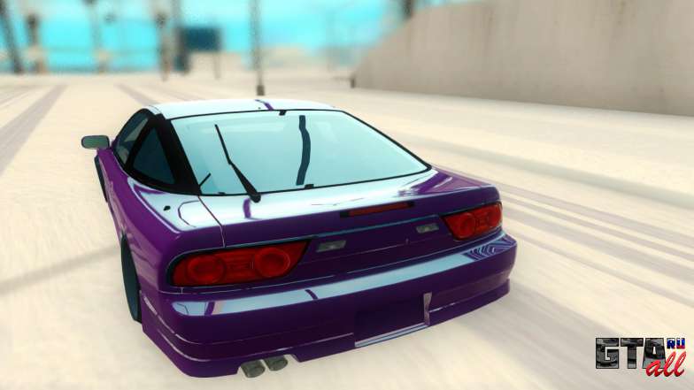 Nissan 240 SX для GTA San Andreas - вид сзади