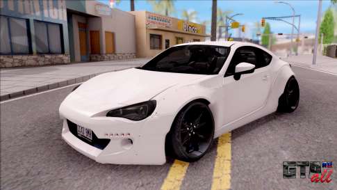 Subaru BRZ Rocket Bunny 2013 для GTA San Andreas - вид спереди