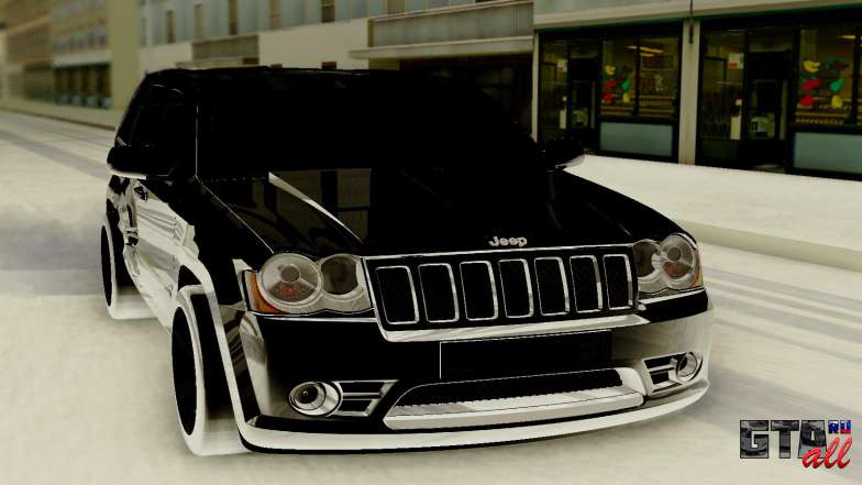 Grand Cherokee SRT для GTA San Andreas - вид спереди