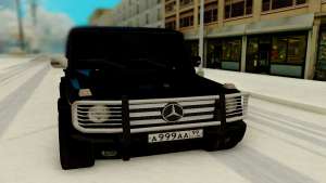 Mercedes-Benz G 55 AMG для GTA San Andreas - вид спереди