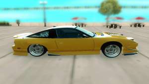 Nissan 180SX для GTA San Andreas - вид сбоку