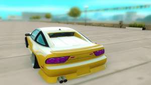 Nissan 180SX для GTA San Andreas - вид сзади