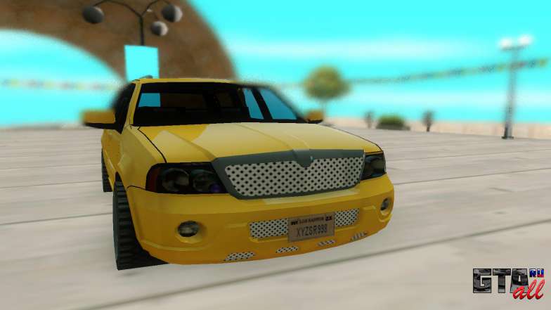 Lincoln Navigator 2D Generation для GTA San Andreas - вид спереди