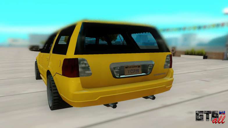 Lincoln Navigator 2D Generation для GTA San Andreas - вид сзади