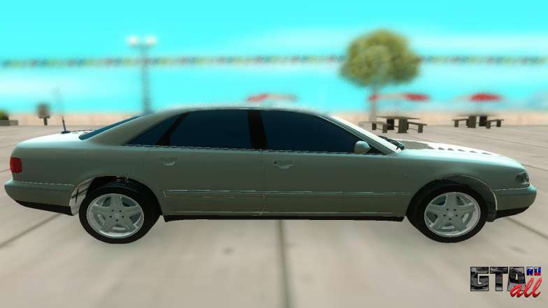 Audi S8 для GTA San Andreas - вид сбоку