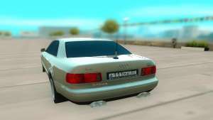 Audi S8 для GTA San Andreas - вид сзади