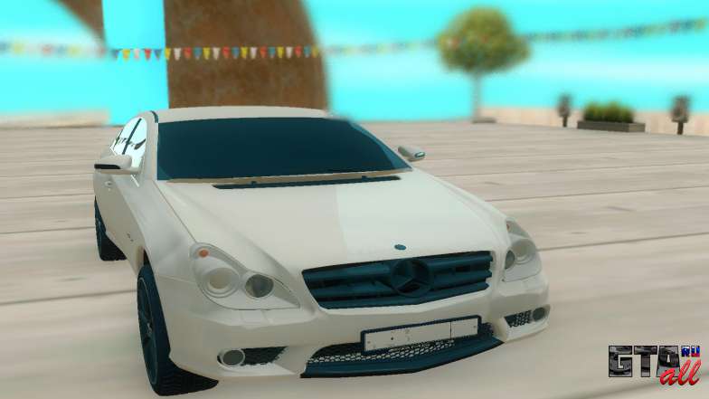 Mercedes-Benz CLS 63 AMG для GTA San Andreas - вид спереди