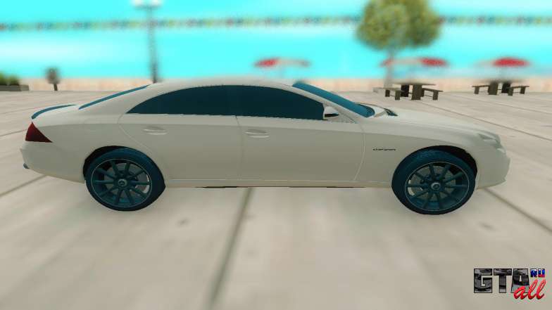 Mercedes-Benz CLS 63 AMG для GTA San Andreas - вид сбоку