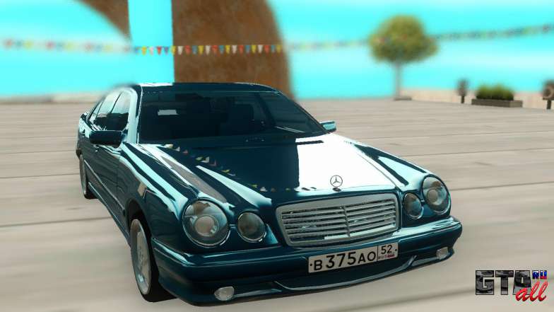 Mercedes-Benz E55 AMG для GTA San Andreas - вид спереди