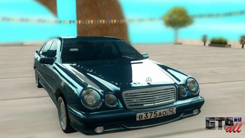 Mercedes-Benz E55 AMG для GTA San Andreas - вид спереди