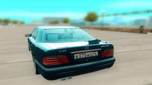 Mercedes-Benz E55 AMG для GTA San Andreas - вид сзади