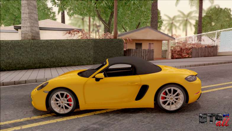 Porsche Boxter S 2017 v2 для GTA San Andreas - вид сбоку