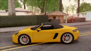 Porsche Boxter S 2017 v2 для GTA San Andreas - вид сбоку