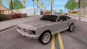 Ford Mustang Fastback 1968 для GTA San Andreas - вид спереди