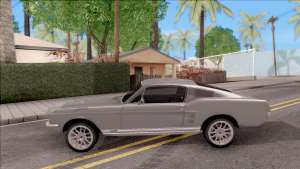 Ford Mustang Fastback 1968 для GTA San Andreas - вид сбоку