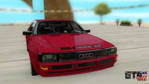 Audi Sport Quattro для GTA San Andreas - вид спереди