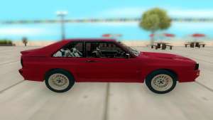 Audi Sport Quattro для GTA San Andreas - вид сбоку