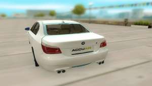 BMW M5 E60 для GTA San Andreas - вид сзади