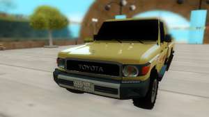 Toyota Land Cruiser Pickup для GTA San Andreas - вид спереди