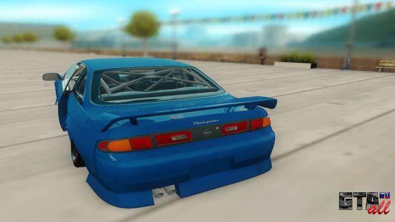 Nissan Silvia S14 для GTA San Andreas - вид сзади