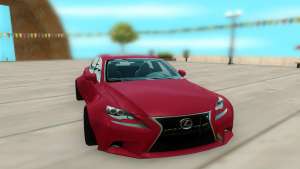 Lexus IS 350 для GTA San Andreas - вид спереди