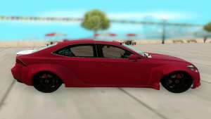 Lexus IS 350 для GTA San Andreas - вид сбоку