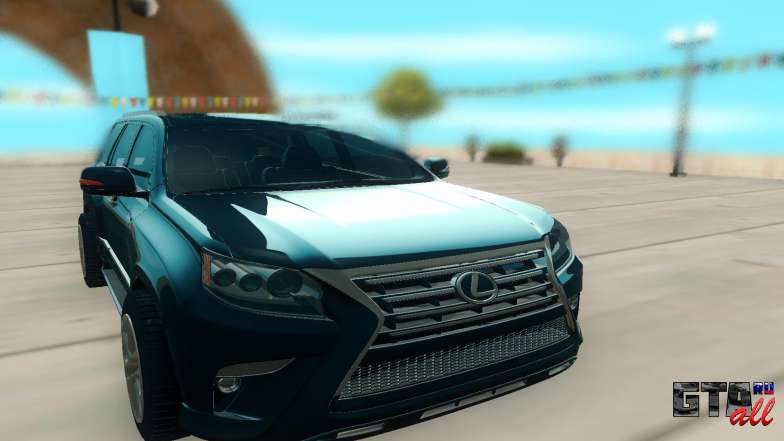 Lexus LX540 для GTA San Andreas - вид спереди