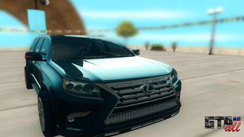 Lexus LX540 для GTA San Andreas - вид спереди