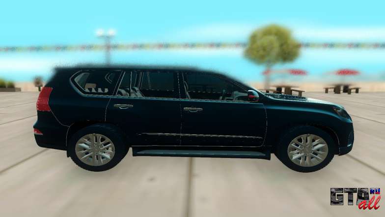 Lexus LX540 для GTA San Andreas - вид сбоку