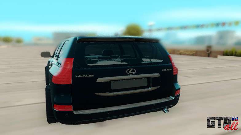 Lexus LX540 для GTA San Andreas - вид сзади