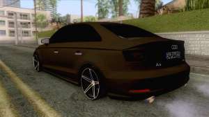 Audi A3 Sedan для GTA San Andreas - вид сзади