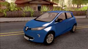 Renault Zoe 2013 для GTA San Andreas - вид спереди