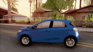 Renault Zoe 2013 для GTA San Andreas - вид сбоку