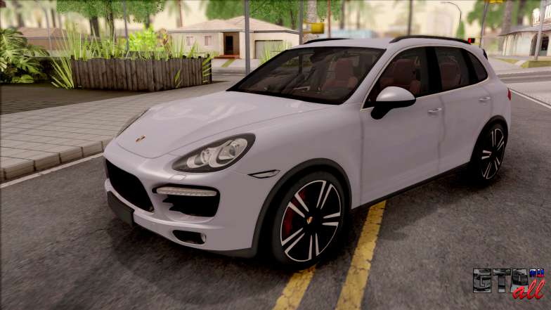 Porsche Cayenne Turbo 2013 MTA Version для GTA San Andreas - вид спереди