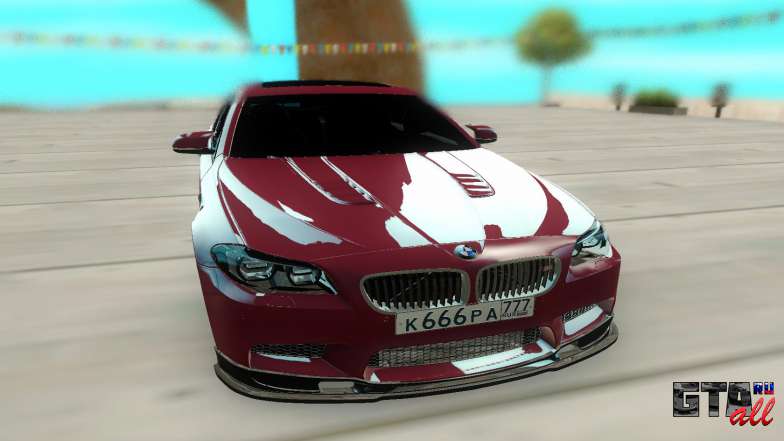 BMW M5 F10 для GTA San Andreas - вид спереди