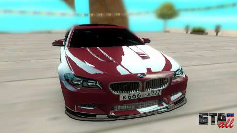 BMW M5 F10 для GTA San Andreas - вид спереди