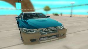 BMW M4 F82 для GTA San Andreas - вид спереди