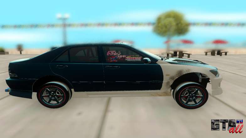 Toyota Altezza для GTA San Andreas - вид сбоку