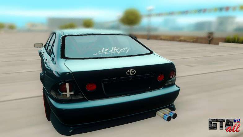 Toyota Altezza для GTA San Andreas - вид сзади