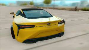 Lexus LC 500 для GTA San Andreas - вид сзади