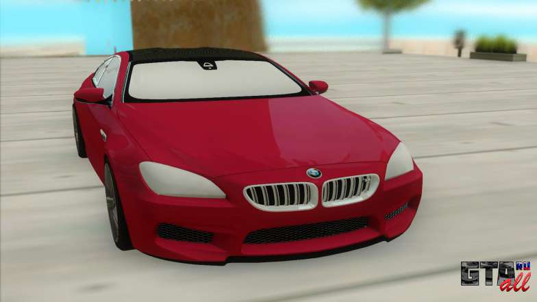 BMW M6 2013 для GTA San Andreas - вид спереди