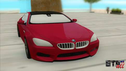 BMW M6 2013 для GTA San Andreas - вид спереди