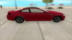 BMW M6 2013 для GTA San Andreas - вид сбоку