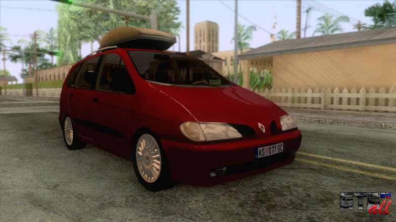 Renault Megane Scenic для GTA San Andreas - вид спереди