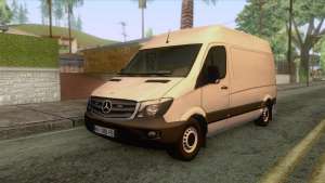 Mercedes-Benz Sprinter 2017 для GTA San Andreas - вид спереди