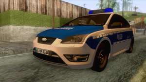 Ford Focus ST Polizei Hessen для GTA San Andreas - общий вид